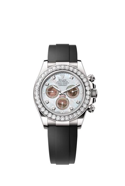 rolex 126589rbr|Rolex Cosmograph Daytona watch: 18 ct white gold .